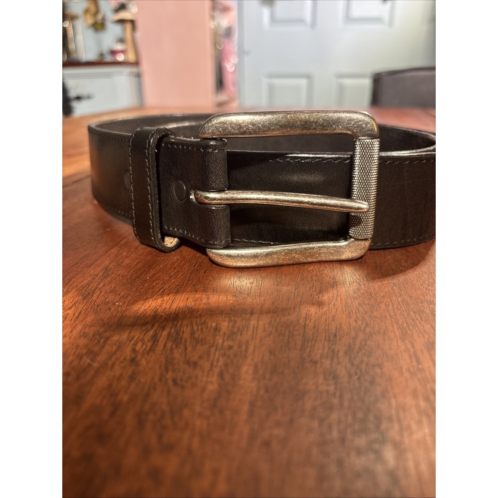 Justin Top Grain Cowhide Men's Leather Belt Sz 40. Made In The USA